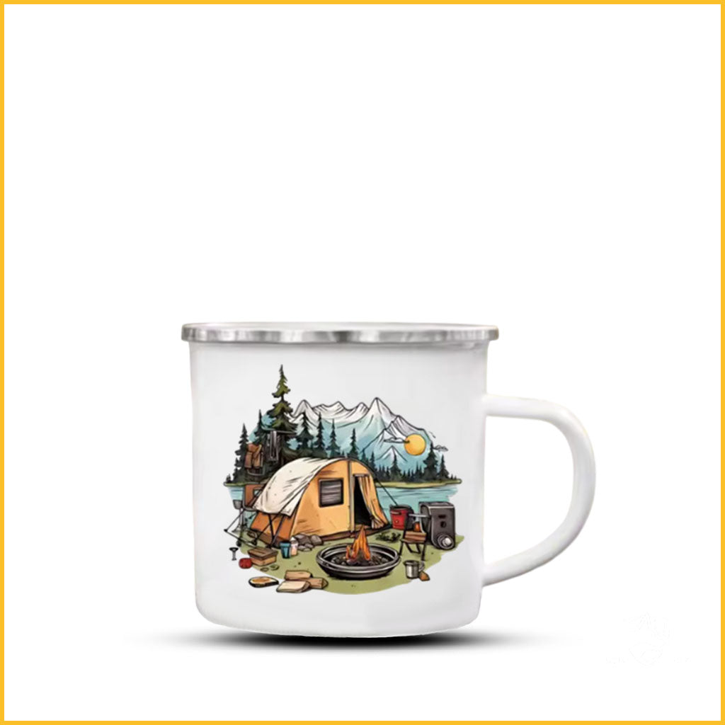 emaille becher camping Camping Emaille Tasse